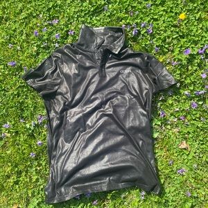 Guess black polo